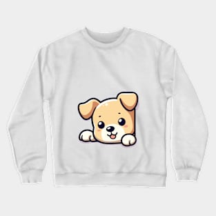 Peeking Dog Crewneck Sweatshirt